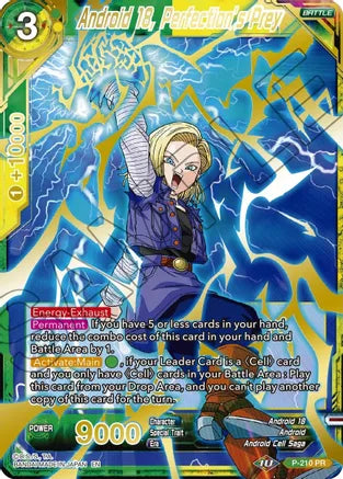 Android 18, Perfection's Prey (Gold Stamped) (P-210) [Mythic Booster] | Event Horizon Hobbies CA