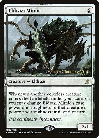 Eldrazi Mimic [Oath of the Gatewatch Promos] | Event Horizon Hobbies CA