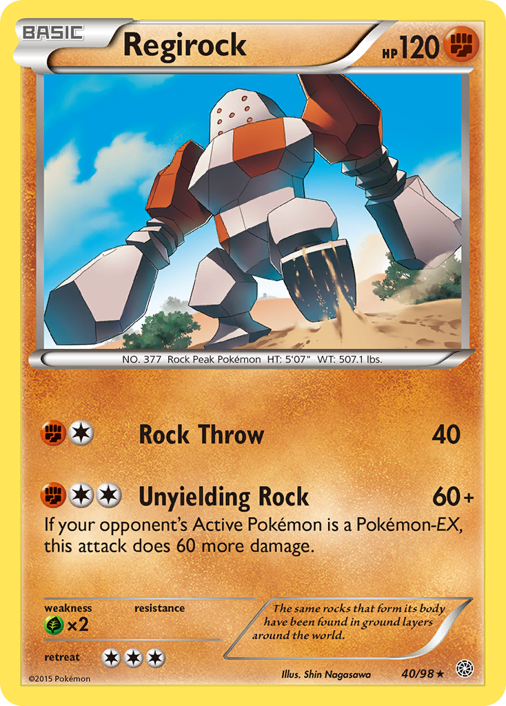 Regirock (40/98) [XY: Ancient Origins] | Event Horizon Hobbies CA