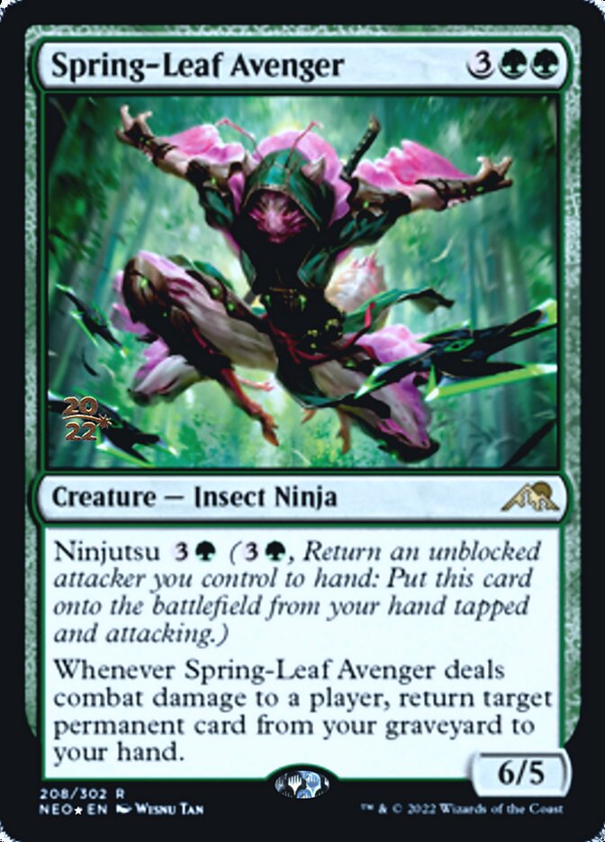 Spring-Leaf Avenger [Kamigawa: Neon Dynasty Prerelease Promos] | Event Horizon Hobbies CA