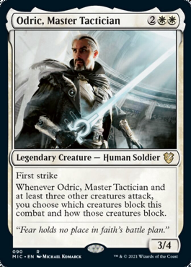 Odric, Master Tactician [Innistrad: Midnight Hunt Commander] | Event Horizon Hobbies CA