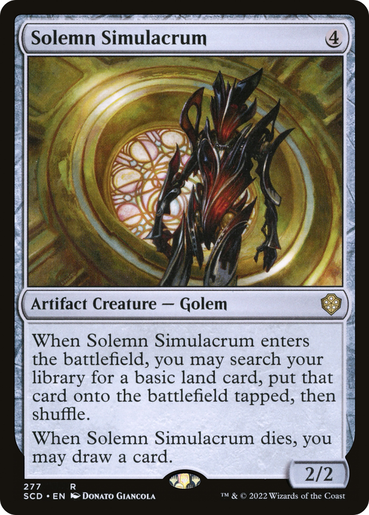 Solemn Simulacrum [Starter Commander Decks] | Event Horizon Hobbies CA