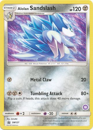 Alolan Sandslash (SM127) (Deck Exclusive #16) [Sun & Moon: Trainer Kit - Alolan Sandslash] | Event Horizon Hobbies CA