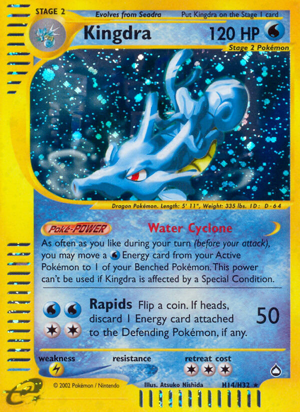 Kingdra (H14/H32) [Aquapolis] | Event Horizon Hobbies CA