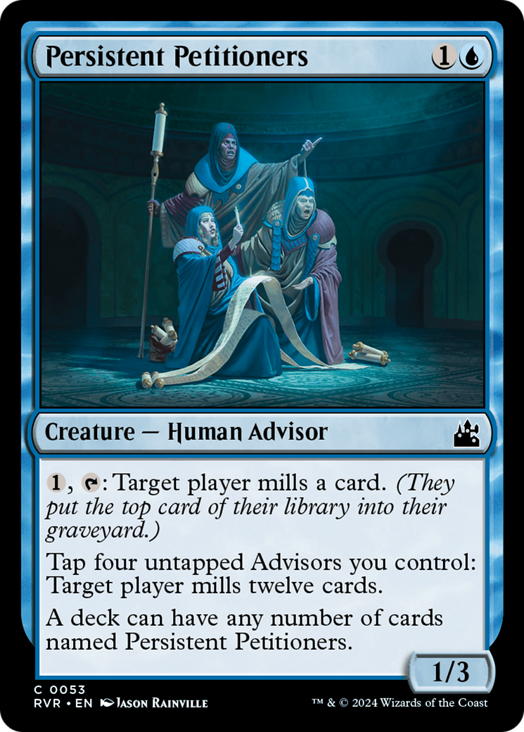 Persistent Petitioners [Ravnica Remastered] | Event Horizon Hobbies CA