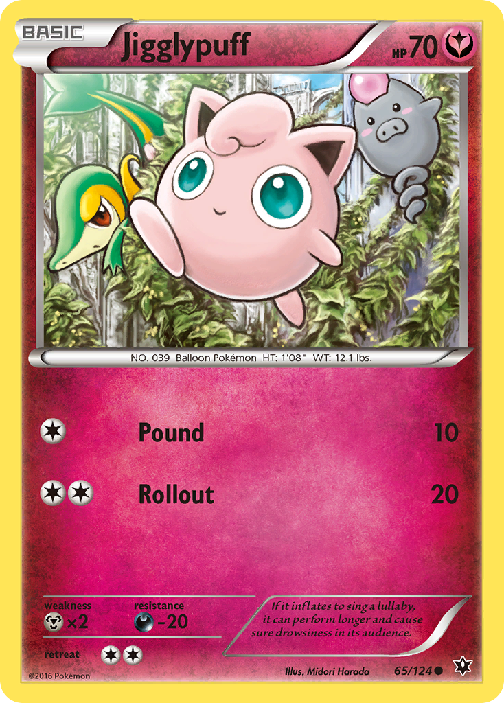 Jigglypuff (65/124) [XY: Fates Collide] | Event Horizon Hobbies CA