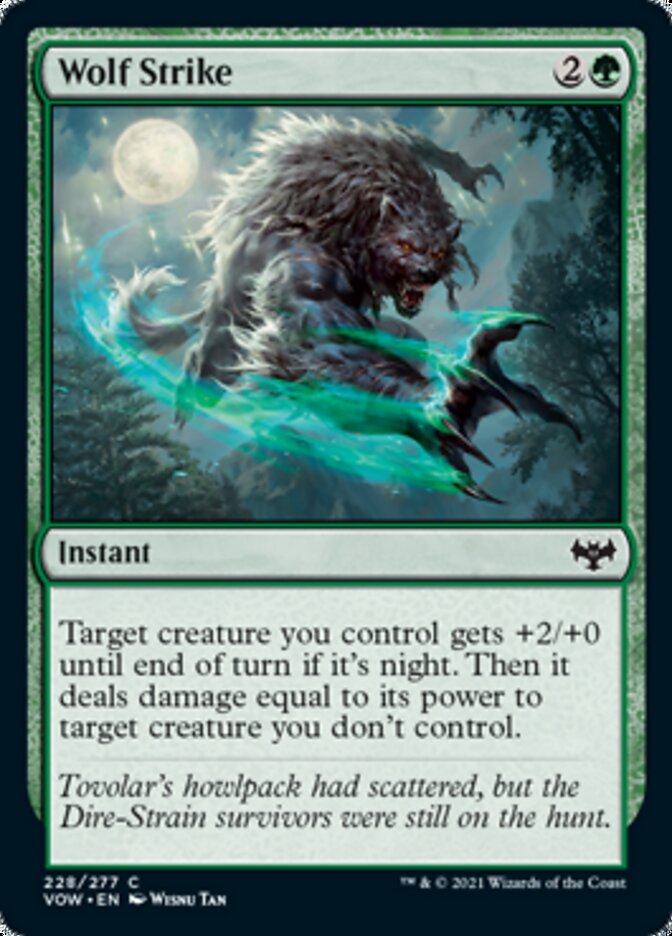 Wolf Strike [Innistrad: Crimson Vow] | Event Horizon Hobbies CA