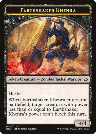 Earthshaker Khenra Token [Hour of Devastation Tokens] | Event Horizon Hobbies CA