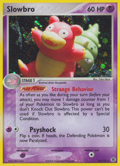 Slowbro (14/112) [EX: FireRed & LeafGreen] | Event Horizon Hobbies CA