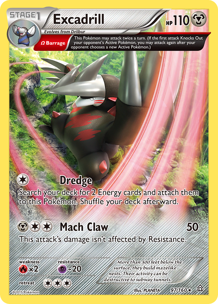 Excadrill (97/160) [XY: Primal Clash] | Event Horizon Hobbies CA