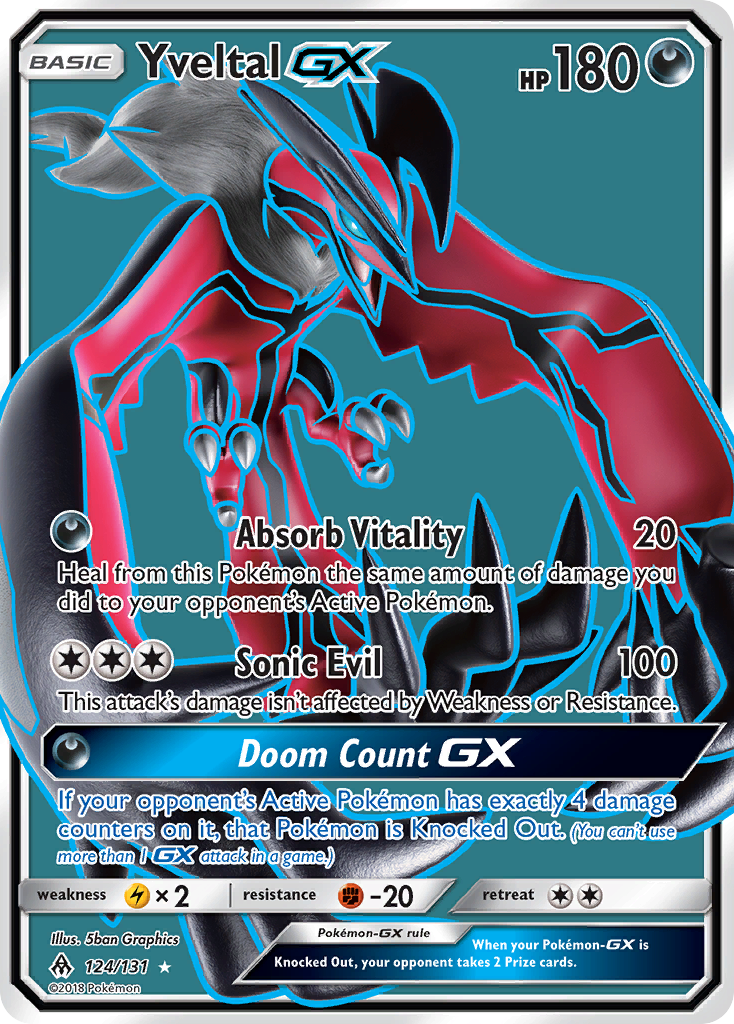 Yveltal GX (124/131) [Sun & Moon: Forbidden Light] | Event Horizon Hobbies CA