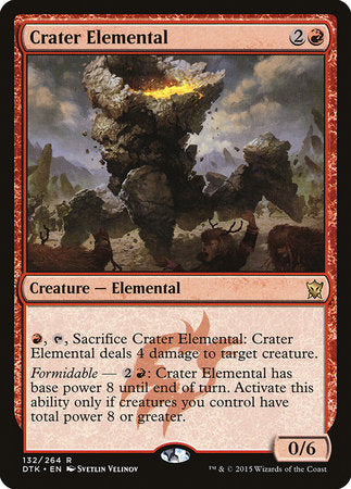 Crater Elemental [Dragons of Tarkir] | Event Horizon Hobbies CA