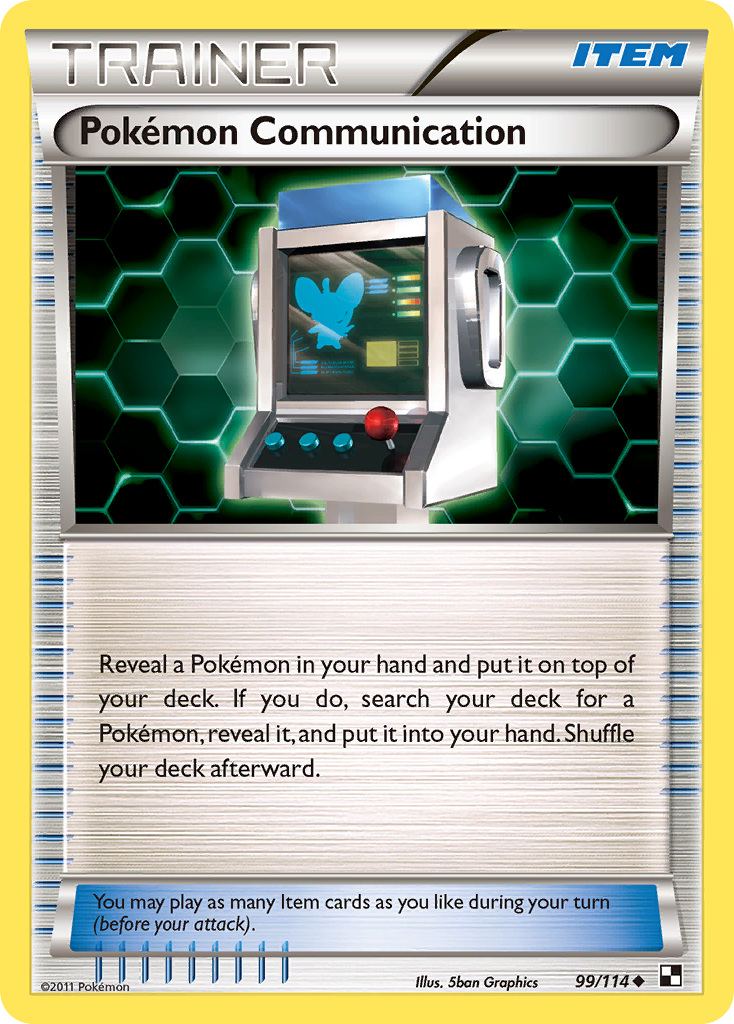 Pokemon Communication (99/114) [Black & White: Base Set] | Event Horizon Hobbies CA