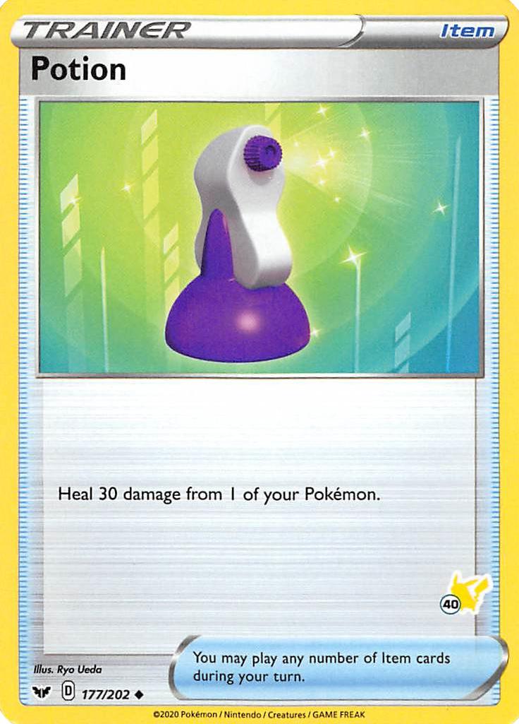 Potion (177/202) (Pikachu Stamp #40) [Battle Academy 2022] | Event Horizon Hobbies CA