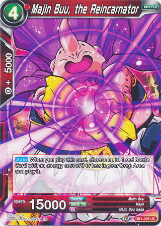 Majin Buu, the Reincarnator (DB1-005) [Dragon Brawl] | Event Horizon Hobbies CA