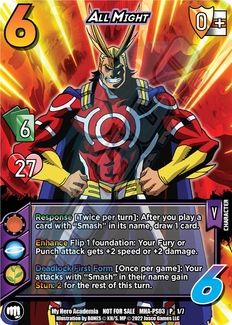 All Might [Crimson Rampage Promos] | Event Horizon Hobbies CA