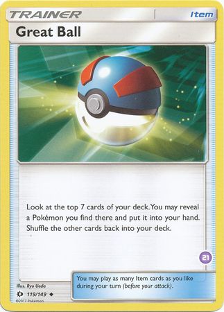 Great Ball (119/149) (Deck Exclusive #21) [Sun & Moon: Trainer Kit - Alolan Sandslash] | Event Horizon Hobbies CA