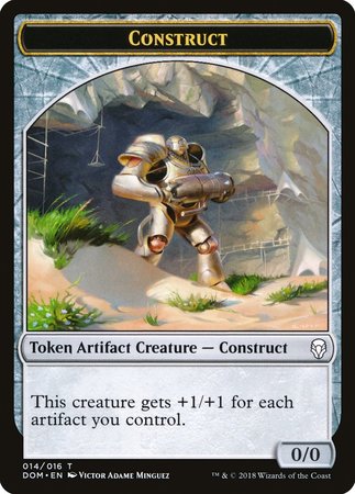 Construct Token [Dominaria Tokens] | Event Horizon Hobbies CA