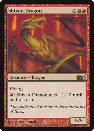 Shivan Dragon [Magic 2010] | Event Horizon Hobbies CA