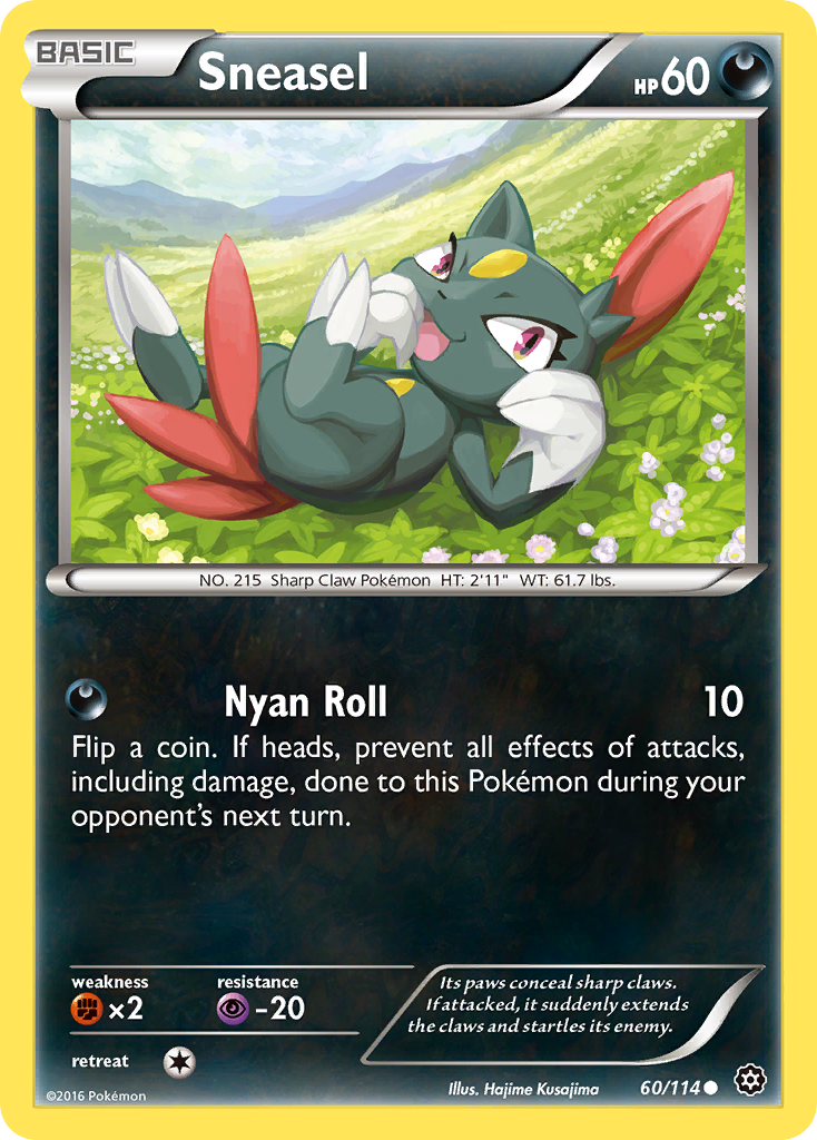 Sneasel (60/114) [XY: Steam Siege] | Event Horizon Hobbies CA