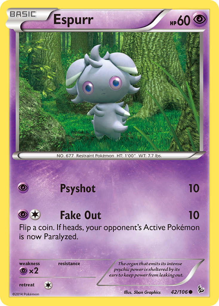 Espurr (42/106) [XY: Flashfire] | Event Horizon Hobbies CA