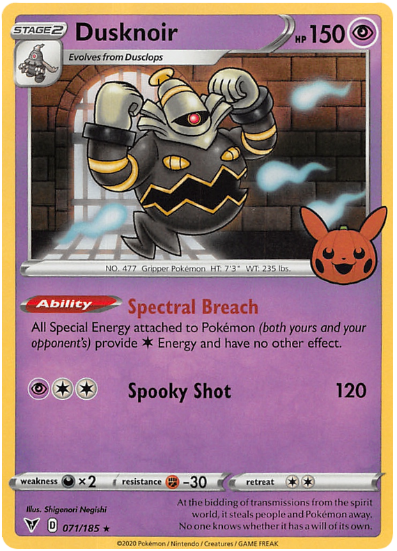 Dusknoir (071/185) [Trick or Trade 2023] | Event Horizon Hobbies CA