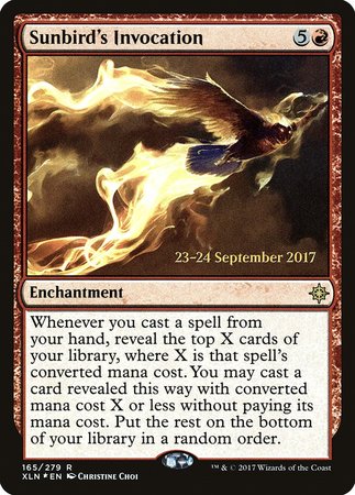 Sunbird's Invocation [Ixalan Promos] | Event Horizon Hobbies CA