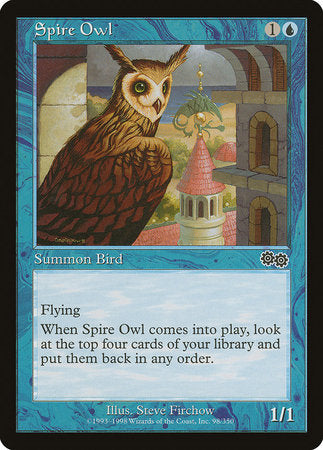 Spire Owl [Urza's Saga] | Event Horizon Hobbies CA