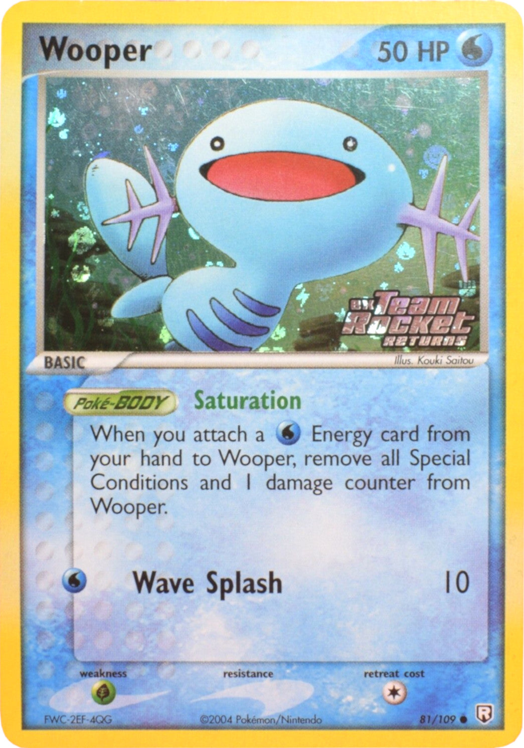 Wooper (81/109) (Stamped) [EX: Team Rocket Returns] | Event Horizon Hobbies CA