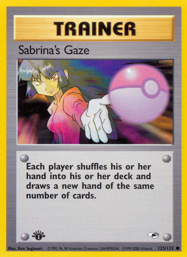 Sabrina's Gaze (125/132) [Gym Heroes 1st Edition] | Event Horizon Hobbies CA