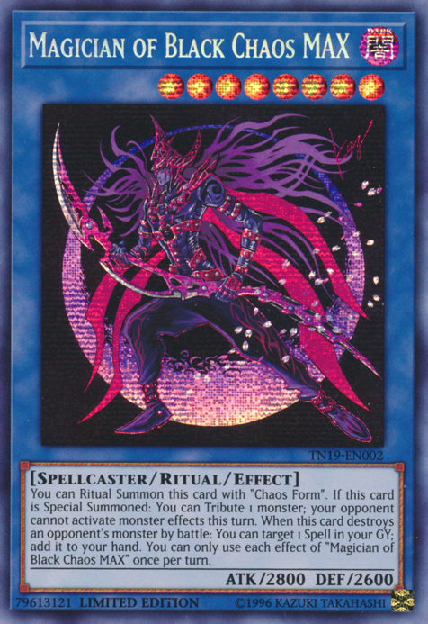 Magician of Black Chaos MAX [TN19-EN002] Prismatic Secret Rare | Event Horizon Hobbies CA