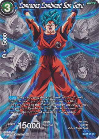Comrades Combined Son Goku (Alternate Art) (EX01-01) [Special Anniversary Set 2020] | Event Horizon Hobbies CA