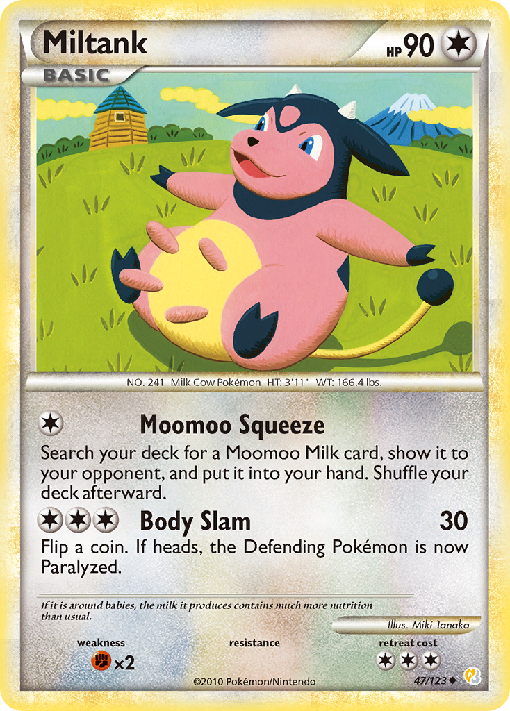 Miltank (47/123) [HeartGold & SoulSilver: Base Set] | Event Horizon Hobbies CA