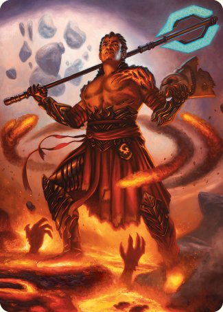 Koth, Fire of Resistance Art Card [Phyrexia: All Will Be One Art Series] | Event Horizon Hobbies CA