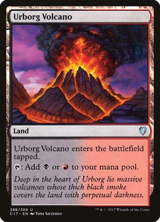 Urborg Volcano [Commander 2017] | Event Horizon Hobbies CA