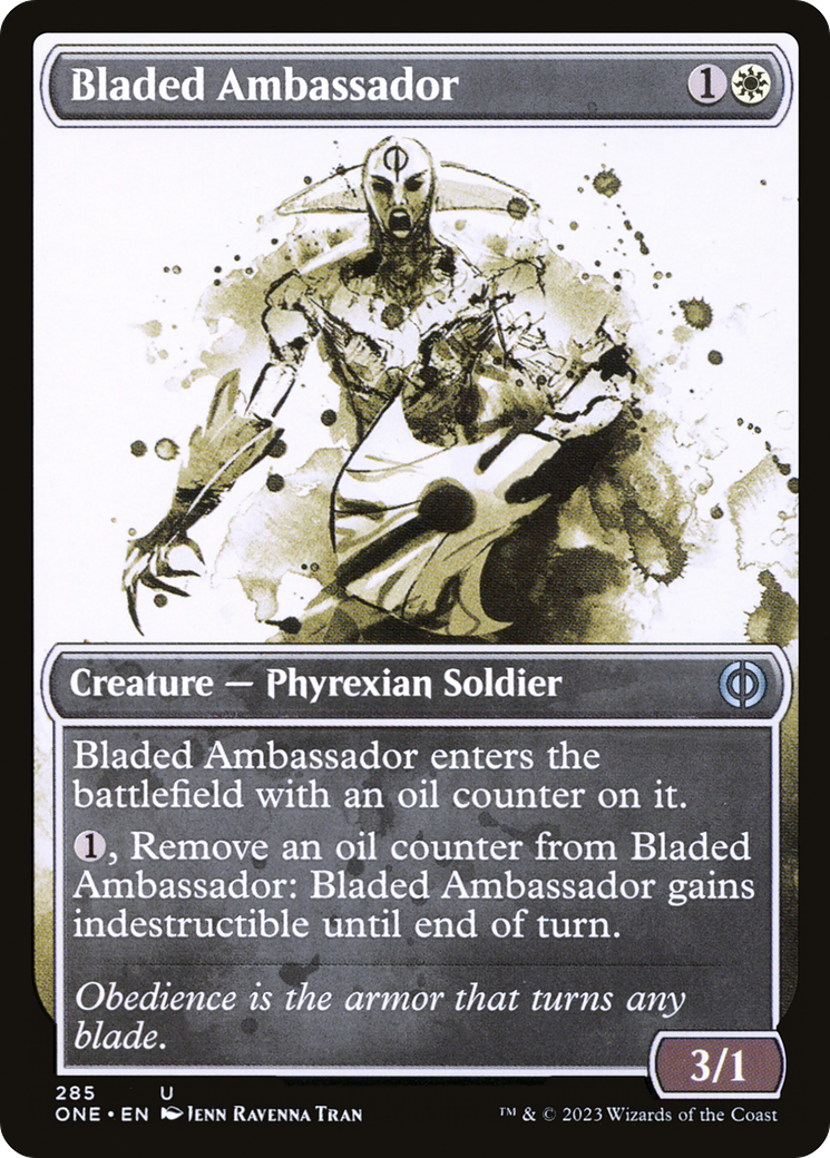 Bladed Ambassador (Showcase Ichor) [Phyrexia: All Will Be One] | Event Horizon Hobbies CA