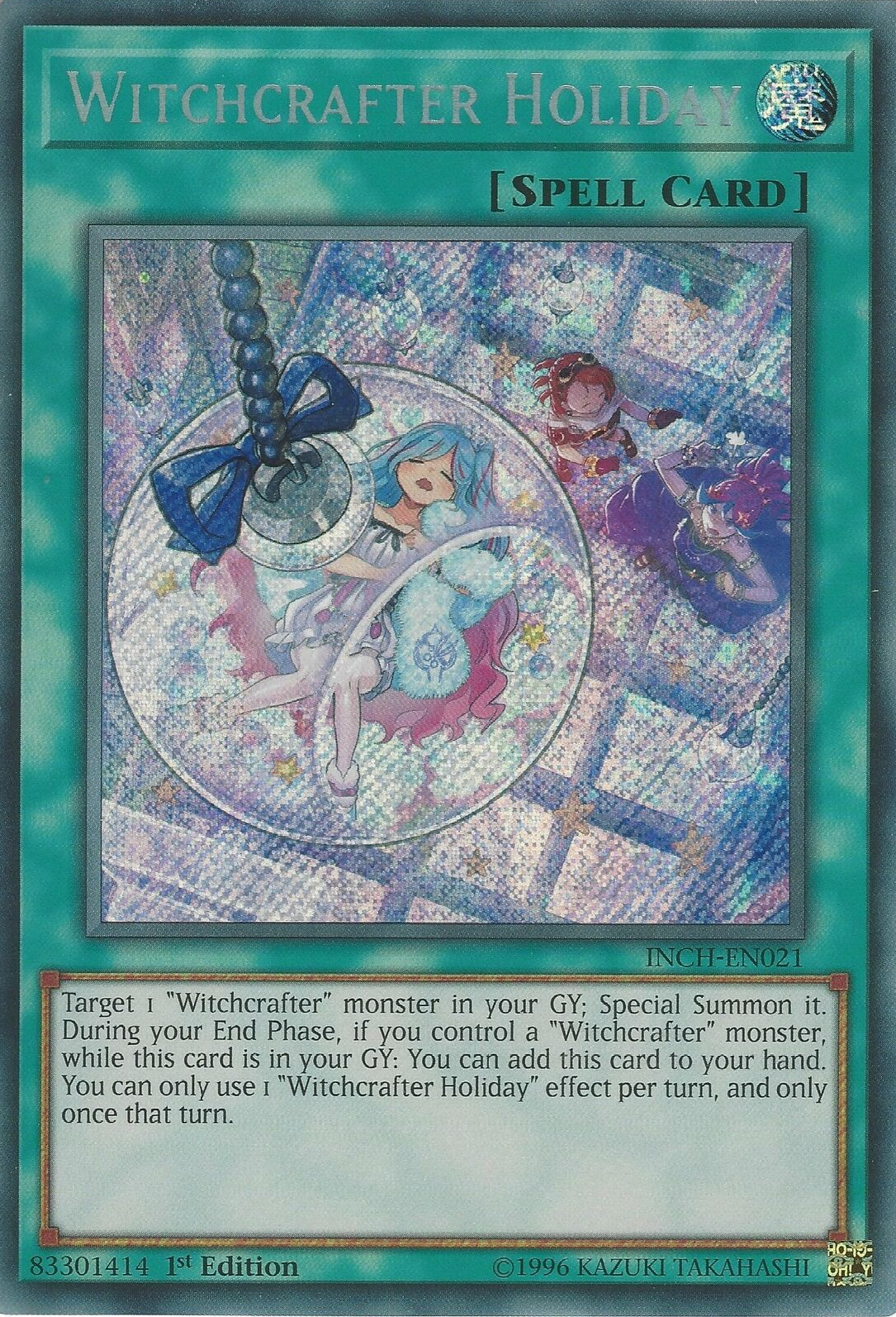 Witchcrafter Holiday [INCH-EN021] Secret Rare | Event Horizon Hobbies CA