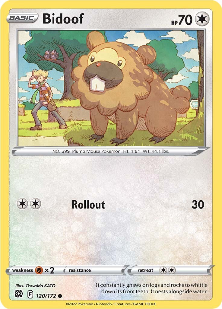 Bidoof (120/172) [Sword & Shield: Brilliant Stars] | Event Horizon Hobbies CA