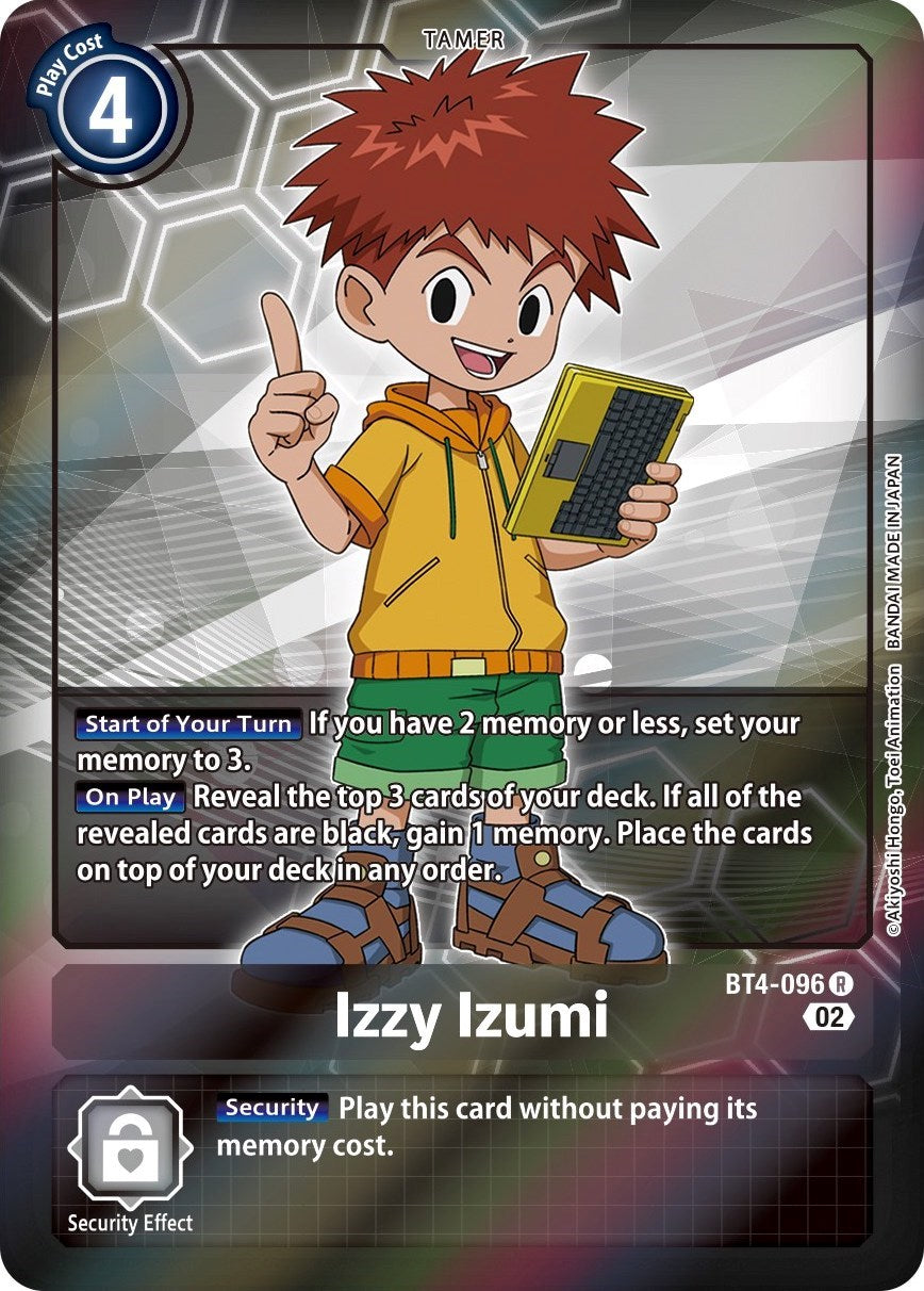 Izzy Izumi [BT4-096] (Alternate Art) [Starter Deck: Ragnaloardmon] | Event Horizon Hobbies CA