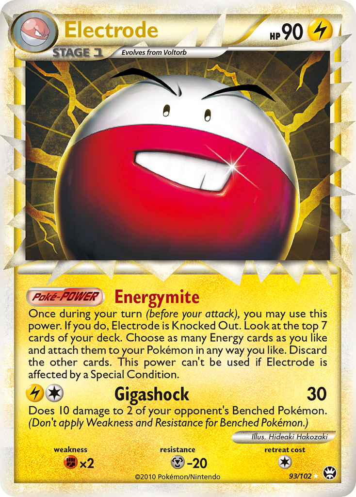 Electrode (93/102) [HeartGold & SoulSilver: Triumphant] | Event Horizon Hobbies CA