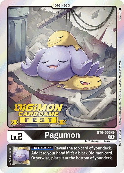 Pagumon [BT6-005] (Digimon Card Game Fest 2022) [Double Diamond Promos] | Event Horizon Hobbies CA