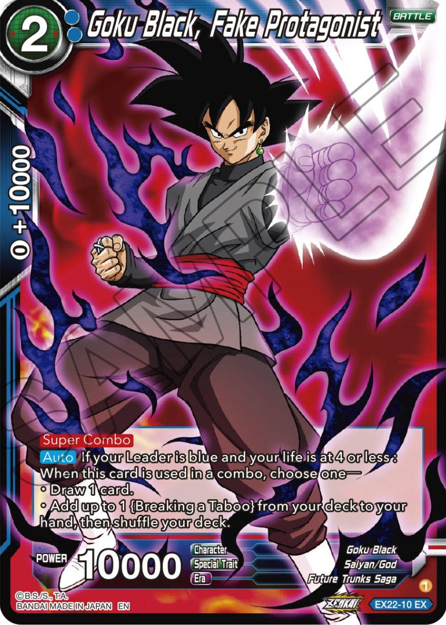 Goku Black, Fake Protagonist (EX22-10) [Ultimate Deck 2023] | Event Horizon Hobbies CA