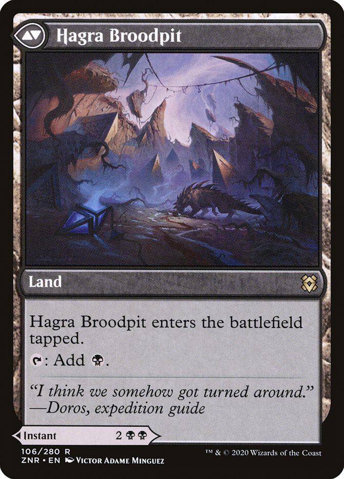 Hagra Mauling // Hagra Broodpit [Zendikar Rising] | Event Horizon Hobbies CA