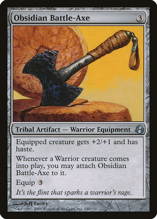 Obsidian Battle-Axe [Morningtide]