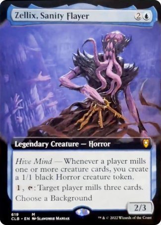 Zellix, Sanity Flayer (Extended Art) [Commander Legends: Battle for Baldur's Gate] | Event Horizon Hobbies CA