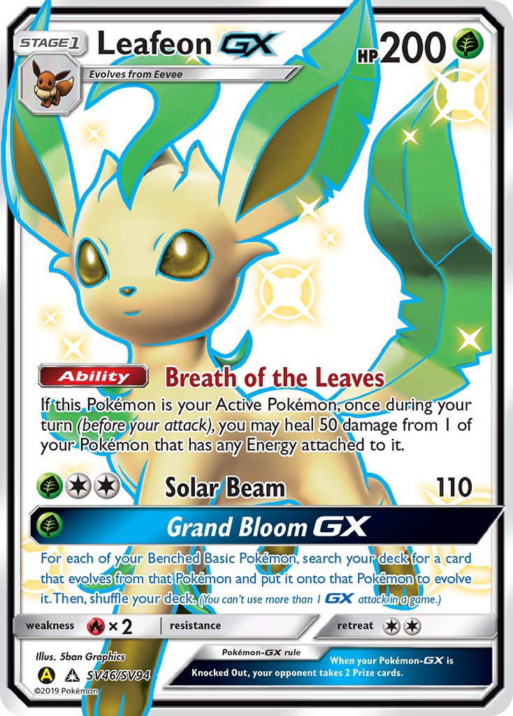 Leafeon GX (SV46/SV94) [Sun & Moon: Hidden Fates - Shiny Vault] | Event Horizon Hobbies CA