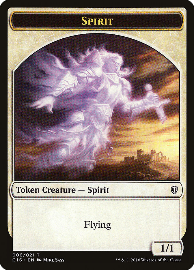 Spirit (006/021) [Commander 2016 Tokens] | Event Horizon Hobbies CA