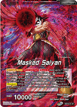 Masked Saiyan // SS3 Bardock, Reborn from Darkness (Starter Deck Exclusive) (SD16-01) [Cross Spirits] | Event Horizon Hobbies CA