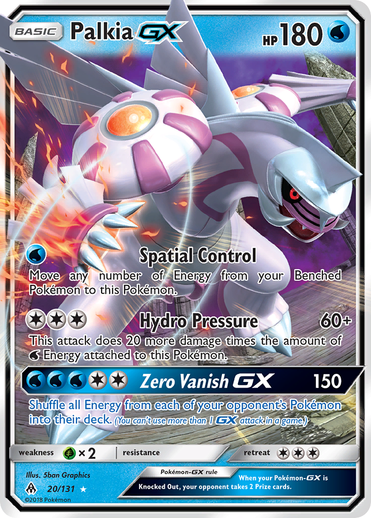 Palkia GX (20/131) [Sun & Moon: Forbidden Light] | Event Horizon Hobbies CA