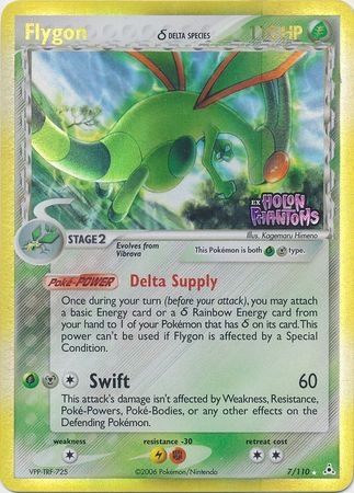 Flygon (7/110) (Delta Species) (Stamped) [EX: Holon Phantoms] | Event Horizon Hobbies CA